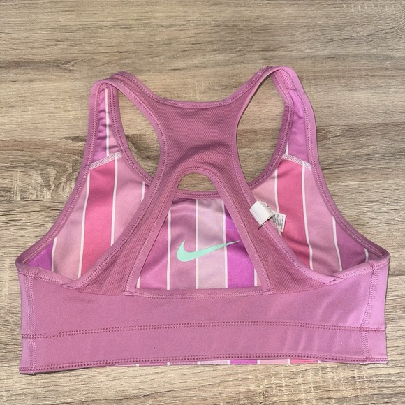 NIKE Dri-FIT Reversible Racerback Stripe Junior Pink Lrg - Picture 9 of 12
